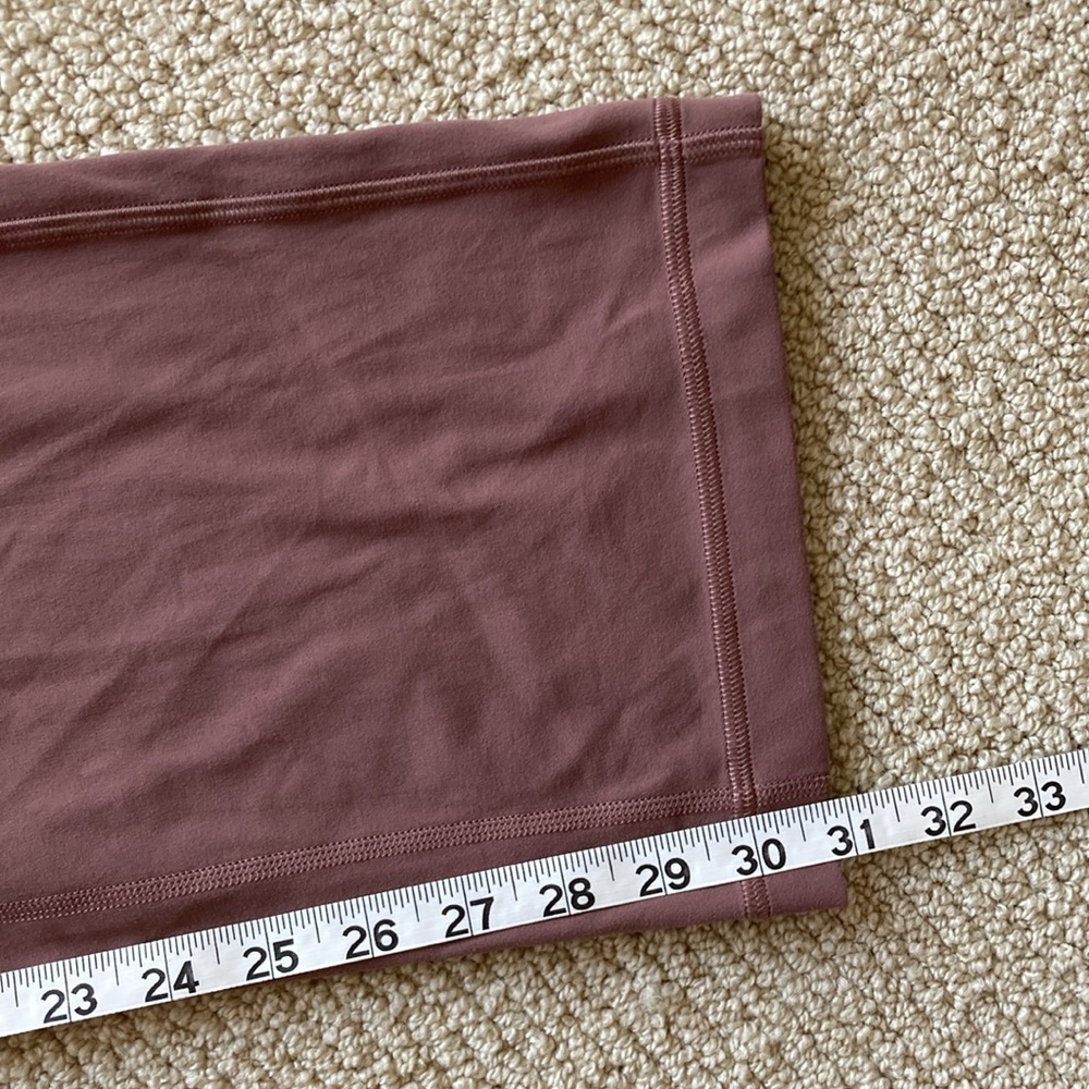 LULULEMON Align High Rise Wide Leg Pant 31” Dark Oxide Size 2 Nulu Soft VEUC - Picture 11 of 16